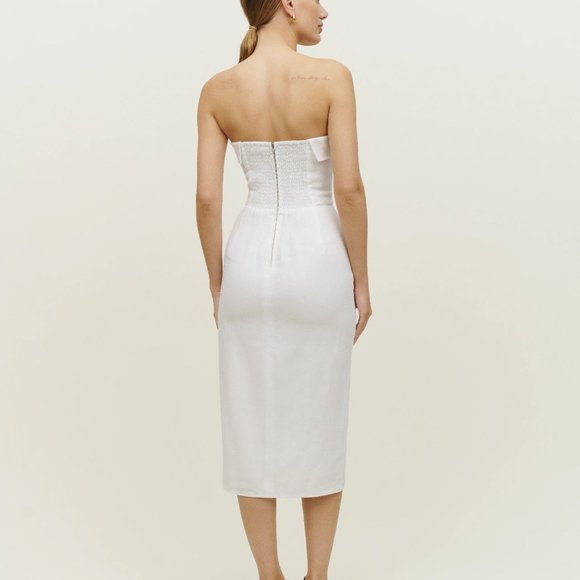 NEW | Reformation Marcella Linen Dress | Size 0 - Picture 2 of 6
